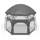 Baby Playpen with Canopy $65.99 Retail - Brand New