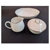 Noritake Ivonne 7522 Ivory China Dinnerware Set (Lot of 64)