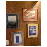 Framed Landscape Print Set (Lot of 4)