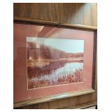 Framed Landscape Print Set (Lot of 4)