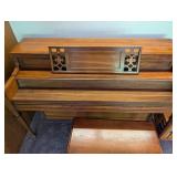 Story & Clark Upright Piano With Bench & Sheet Music