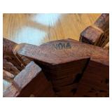 Carved Wooden Book Stand