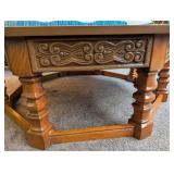Octagonal Wood Coffee Table