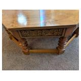 Octagonal Wood Coffee Table