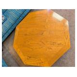 Octagonal Wood Coffee Table
