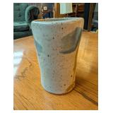 Handmade Ceramic Cup & Signed Tile Art (Lot of 2)