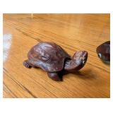 Carved Wood Sea Animal Figurines (Lot of 3)