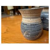 Hopper Ceramic Vases (Lot of 2)