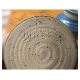 Hopper Ceramic Vases (Lot of 2)