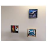 Abstract Framed Art Trio (Lot of 3)