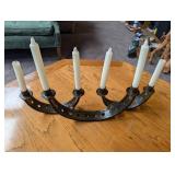 Six-Candle Metal Candelabra