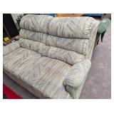 Patterned Upholstered Sofa