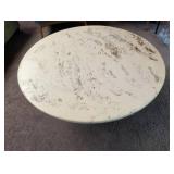 Round Pedestal Coffee Table 36in X 16in