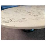 Round Pedestal Coffee Table 36in X 16in