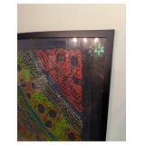 Framed Dot Painting Wall Art