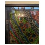 Framed Dot Painting Wall Art