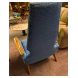 MCM Upholstered Lounge Chair Pair