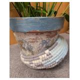 Live Potted Houseplant in Decorative Planter