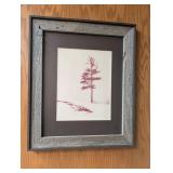 Framed Tree Landscape Wall Art