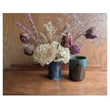 Glazed Ceramic Vases (Lot of 2)
