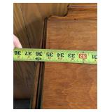 Wood China Cabinet With Glass Door and Drawer