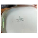 Aynsley Cottage Garden Bone China Vase & Tray (Lot of 2)