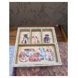 Decorative Dog-Themed Storage Box With Removable Tray