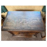 Wooden 3-drawer Side Table