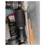 Canon Camera Lens Assortment With Case & Manuals (Lot of 6)