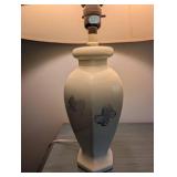 Pair of Ceramic Table Lamps With Shades