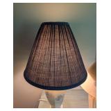 Pair of Ceramic Table Lamps With Shades