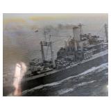 Framed Maritime Ship Photograph Wall Art
