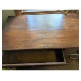 Wooden Writing Desk With 3 Drawers