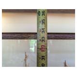 Hand Made Wooden Three-Mast Sailing Ship Model in Glass Display Case