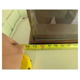 Wood Sailing Ship Model in Glass Display Case