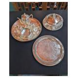 Wm Rogers Silver-Plated Serving Pieces (Lot of 6)