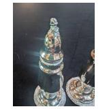 Oneida Crystal Condiment Set With Spoon (Lot of 4)