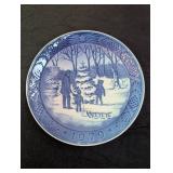 Assorted Bavarian, Royal Copenhagen & Souvenir Porcelain Plates (Lot of 6)