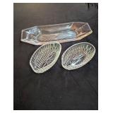 Mixed Pressed Glass Serving Pieces (Lot of 8)