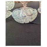 Mixed Pressed Glass Serving Pieces (Lot of 8)