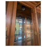 Oak China Cabinet Hutch 81" Tall X 55" Wide