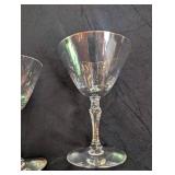 Clear Stemmed Glasses (Set of 3)