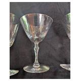 Clear Stemmed Glasses (Set of 3)