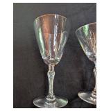 Clear Stemmed Glasses (Set of 3)