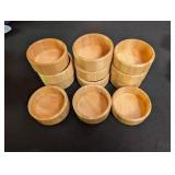 Studio Nova Thailand Wooden Bowls & Tray Set (Lot of 13)