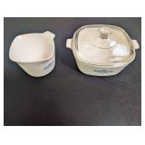 Corning Ware 2 1/2-qt Casserole & Sauce Maker (Lot of 2)
