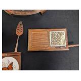 Wood & Metal Serving Assortment (Lot of 5)