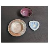 Mixed Decorative Trinket Dish Set (Lot of 3)