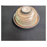 Ceramic Bowl and Underplate Set (Lot of 2)