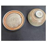 Ceramic Bowl and Underplate Set (Lot of 2)